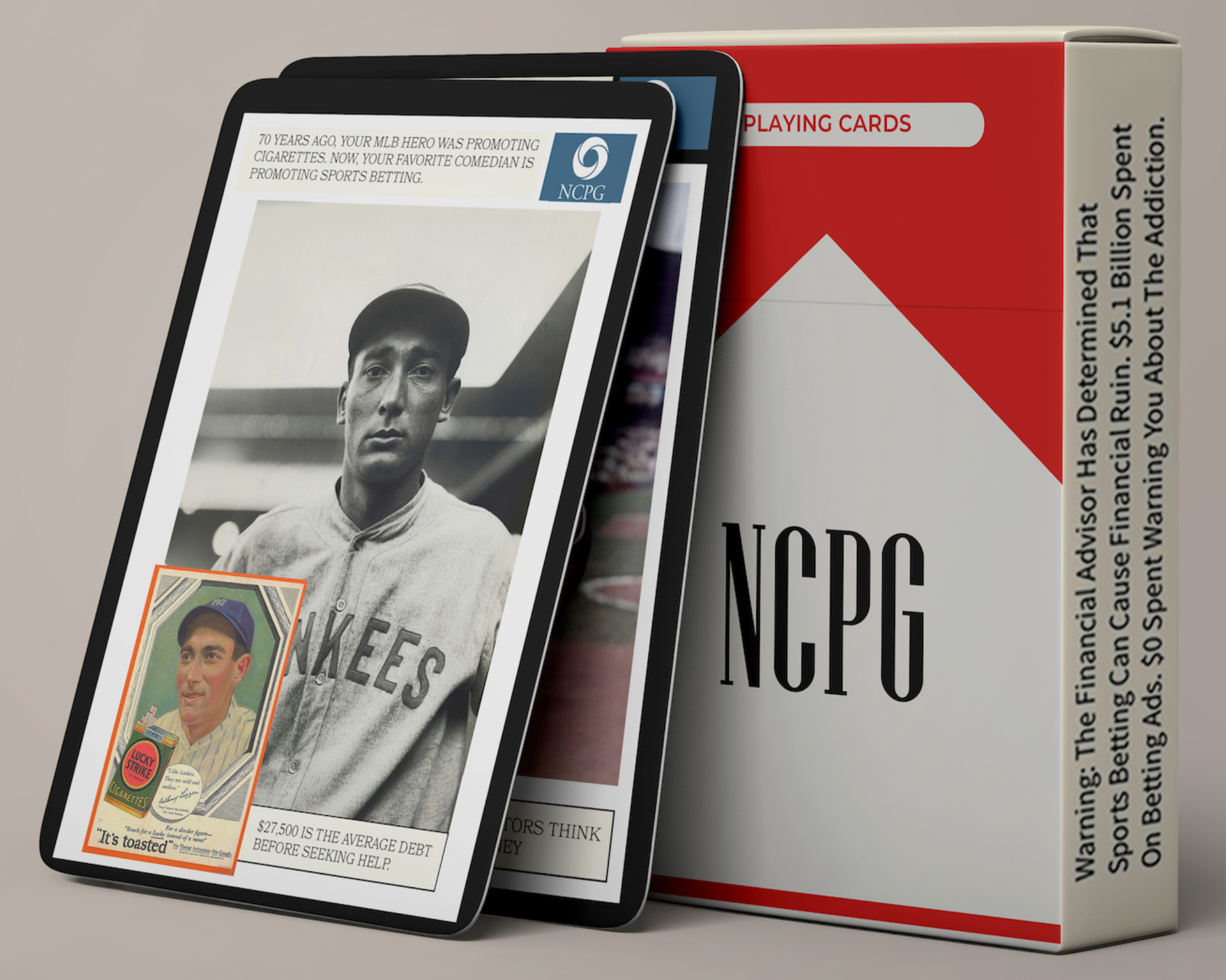 NCPG vintage-style playing cards